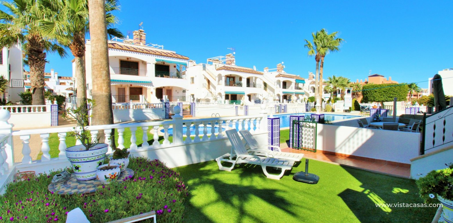 Poolfront 2 Bed Apartment For Sale in Villamartin Pau 8 garden pool view