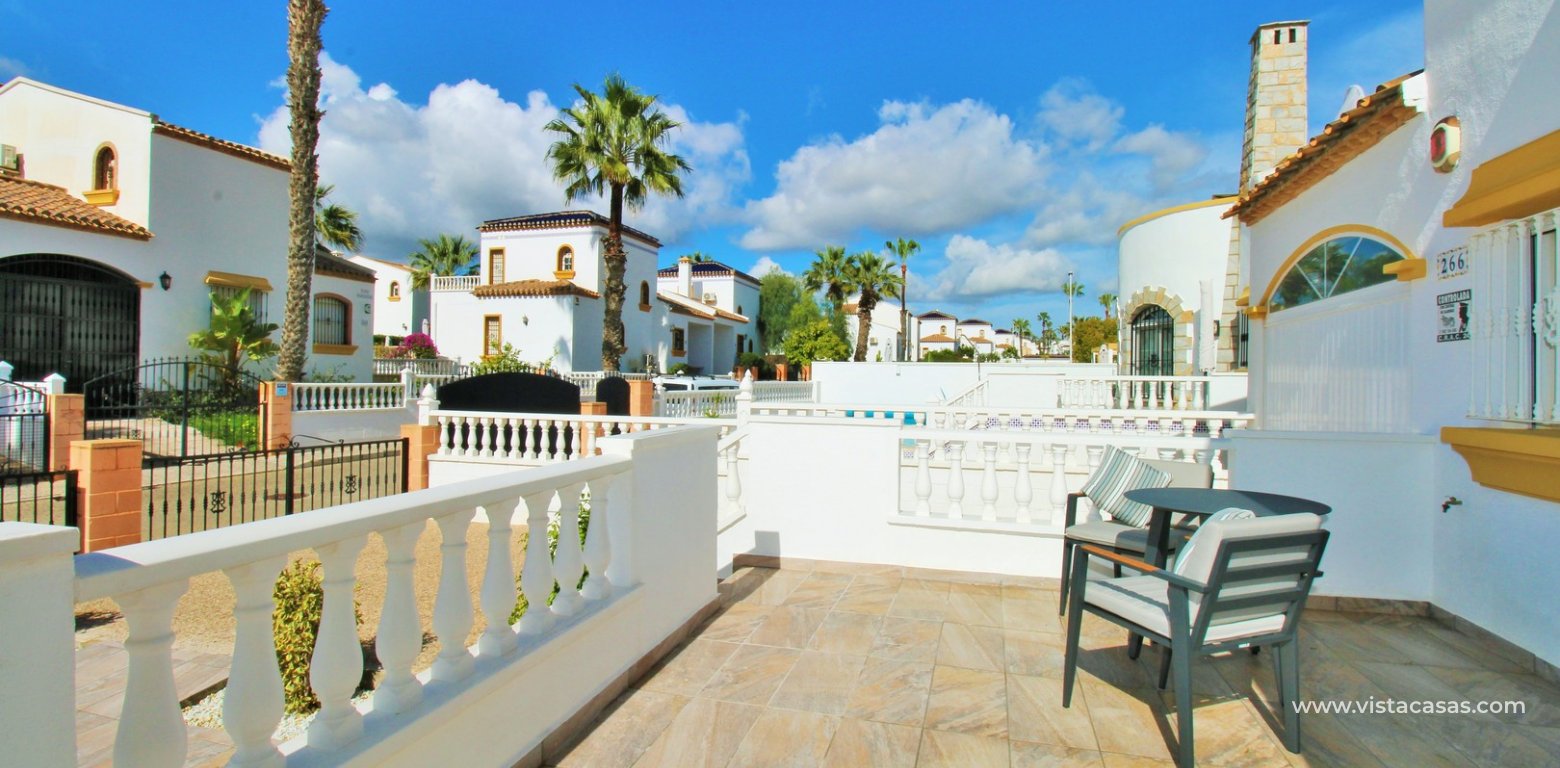 3 Bedroom Ibiza-Style Villa for Sale in Los Dolses terrace