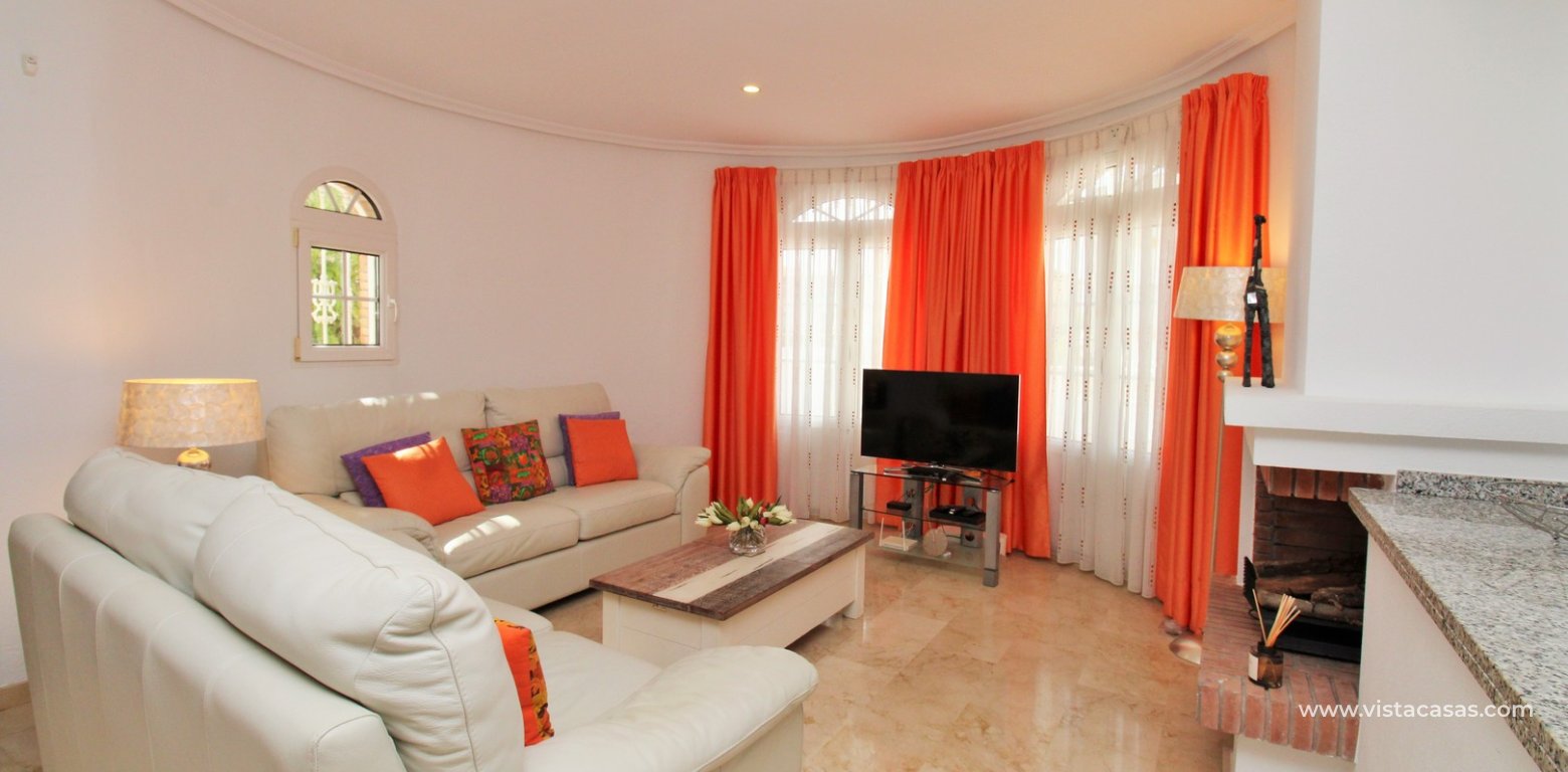 3 Bedroom Ibiza-Style Villa for Sale in Los Dolses lounge