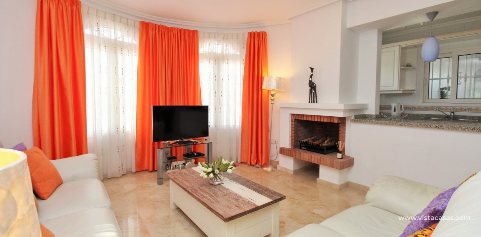 3 Bedroom Ibiza-Style Villa for Sale in Los Dolses lounge 2