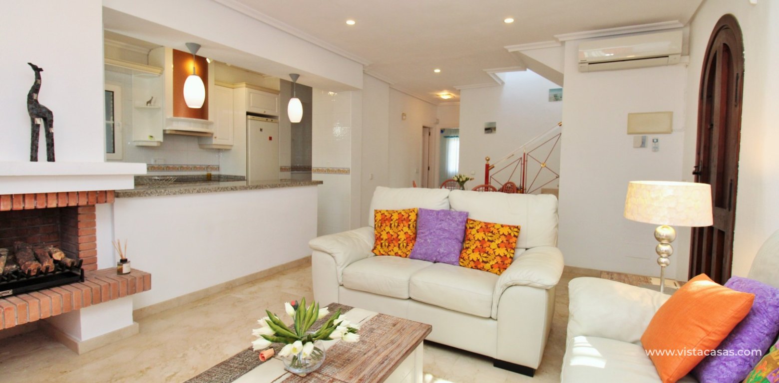 3 Bedroom Ibiza-Style Villa for Sale in Los Dolses lounge 4