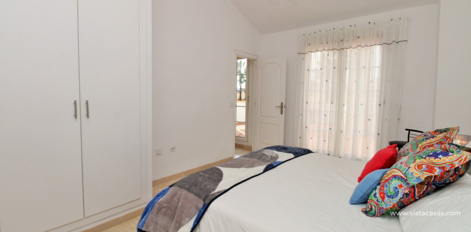 3 Bedroom Ibiza-Style Villa for Sale in Los Dolses master bedroom fitted wardrobes