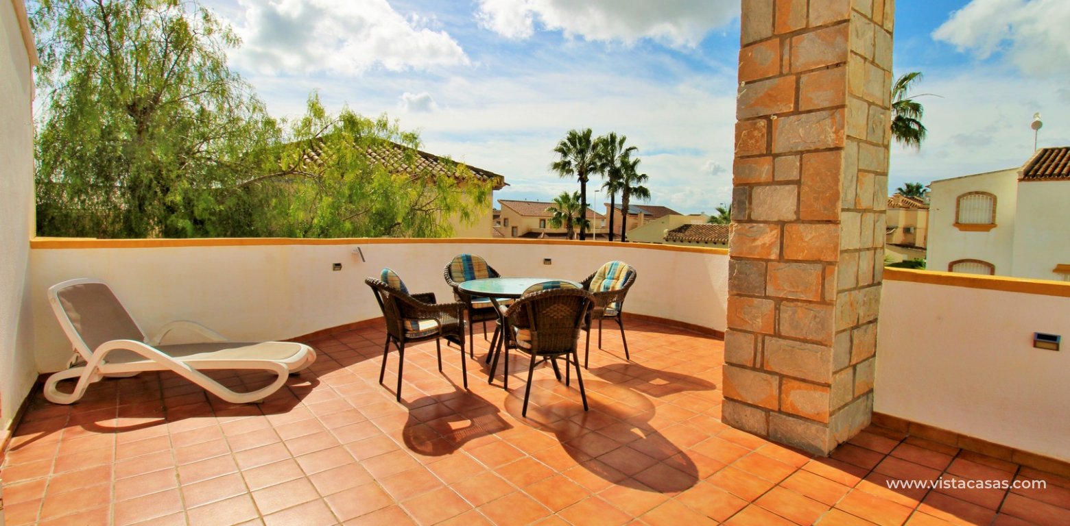 3 Bedroom Ibiza-Style Villa for Sale in Los Dolses solarium