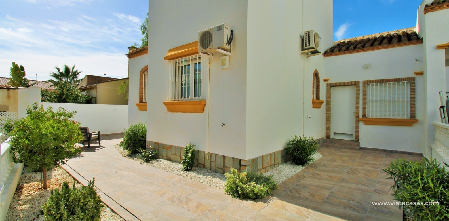 3 Bedroom Ibiza-Style Villa for Sale in Los Dolses rear