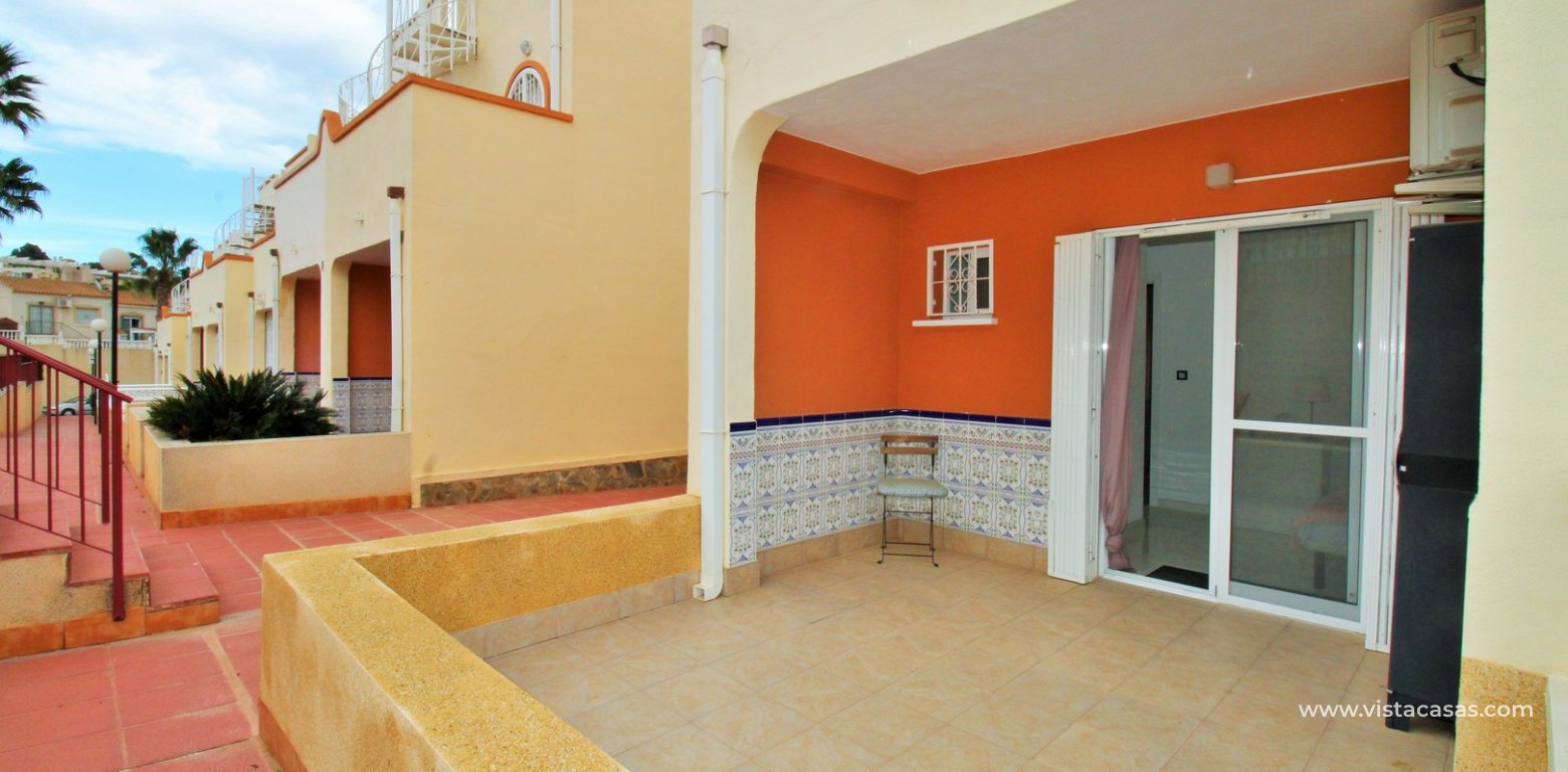 Renovated Townhouse for Sale in Florida Golf Villamartin rear terrace
