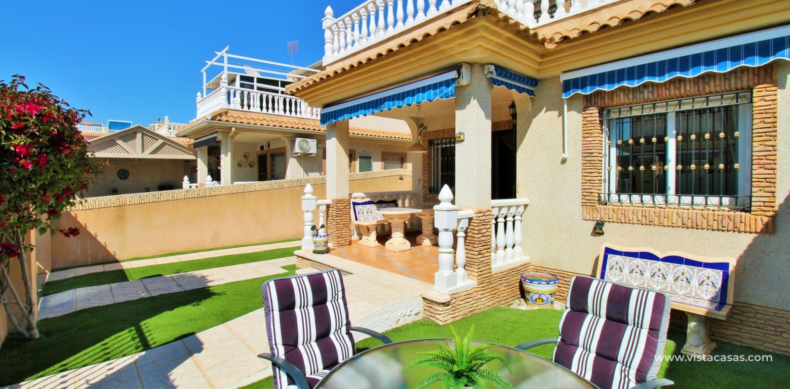 3 Bed Townhouse for Sale Playa Flamenca Flamingo Hills 2 front garden 2