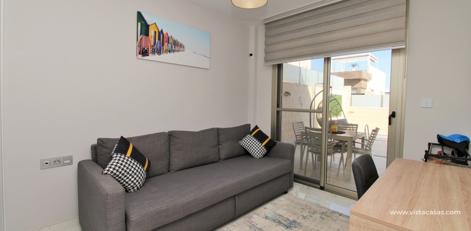 Modern Villa with Private Pool in Villamartin Pink Paradise downstairs bedroom