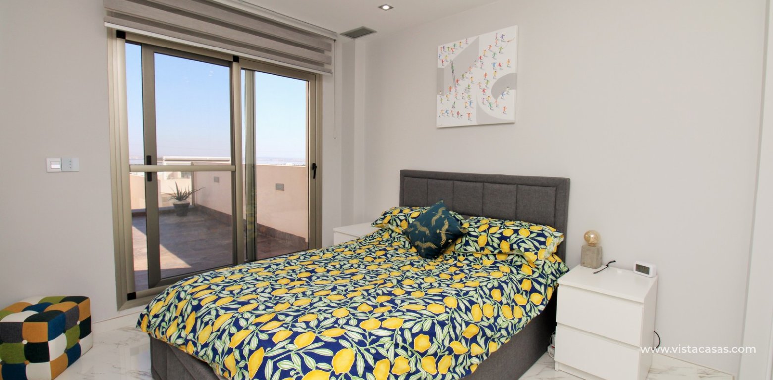 Modern Villa with Private Pool in Villamartin Pink Paradise double bedroom
