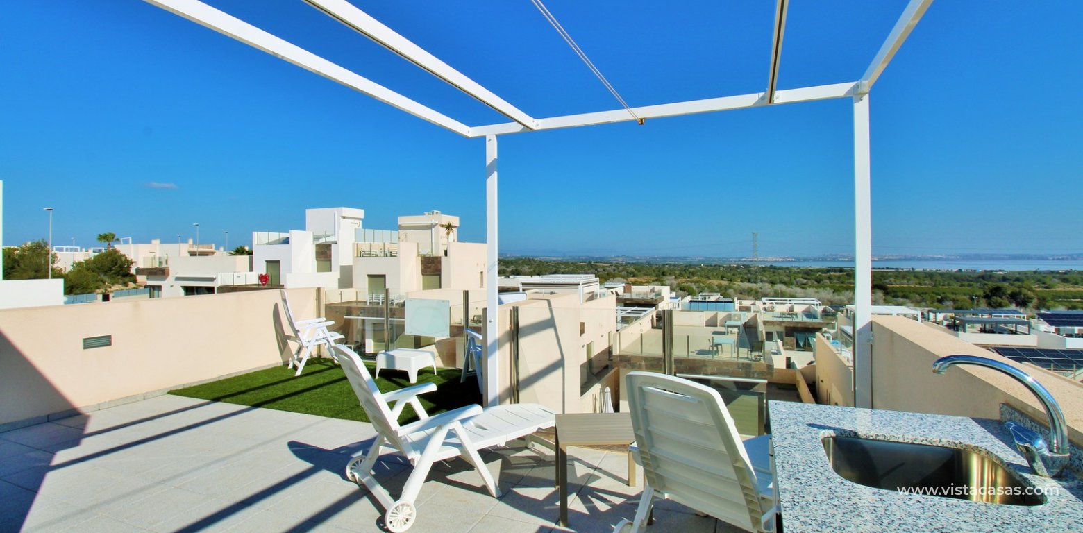 Modern Villa with Private Pool in Villamartin Pink Paradise roof terrace 2