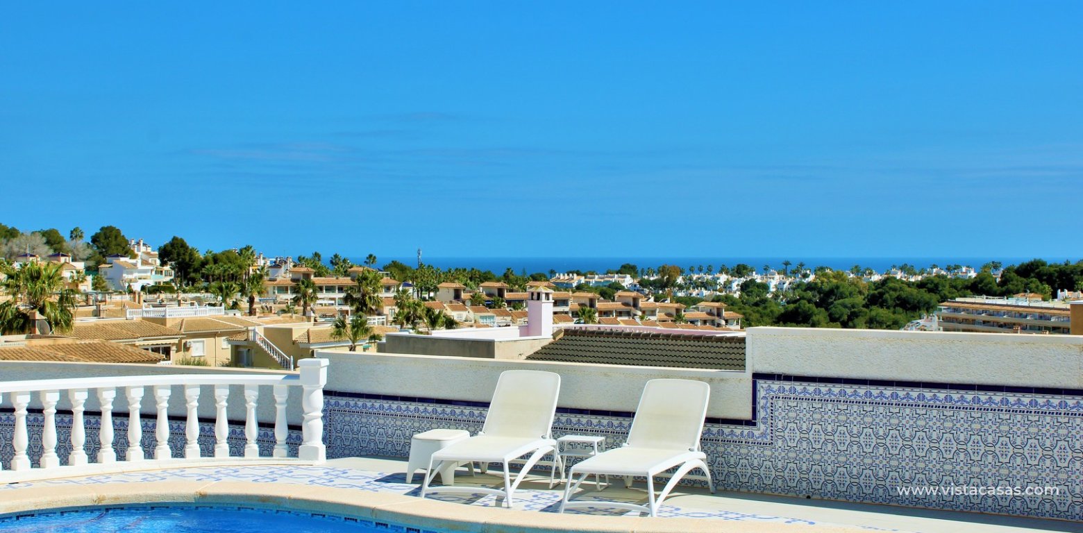 Sea View Villa with Heated Pool in Villamartin pool sea view
