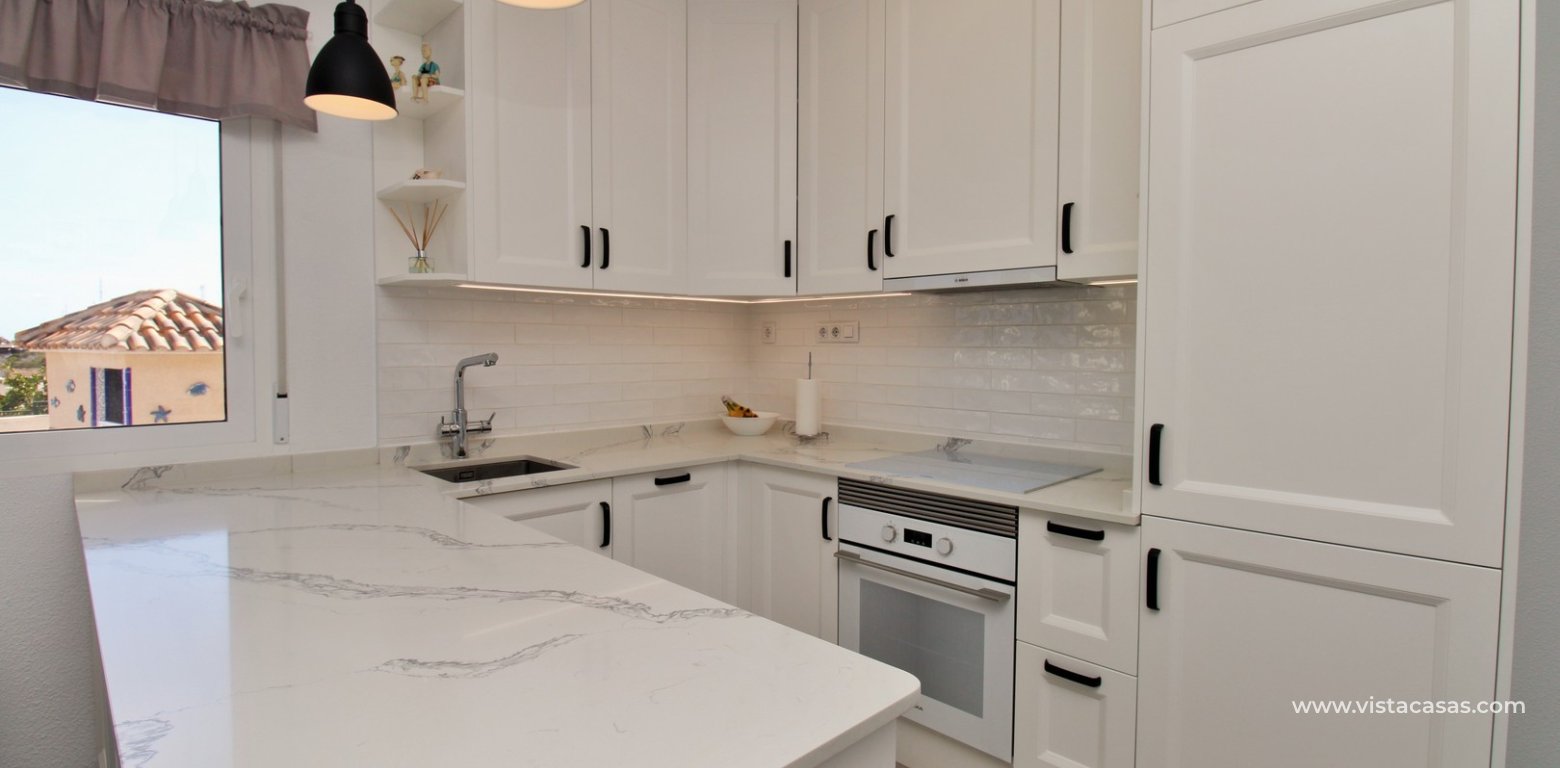 Sea View Villa with Heated Pool in Villamartin kitchen 2