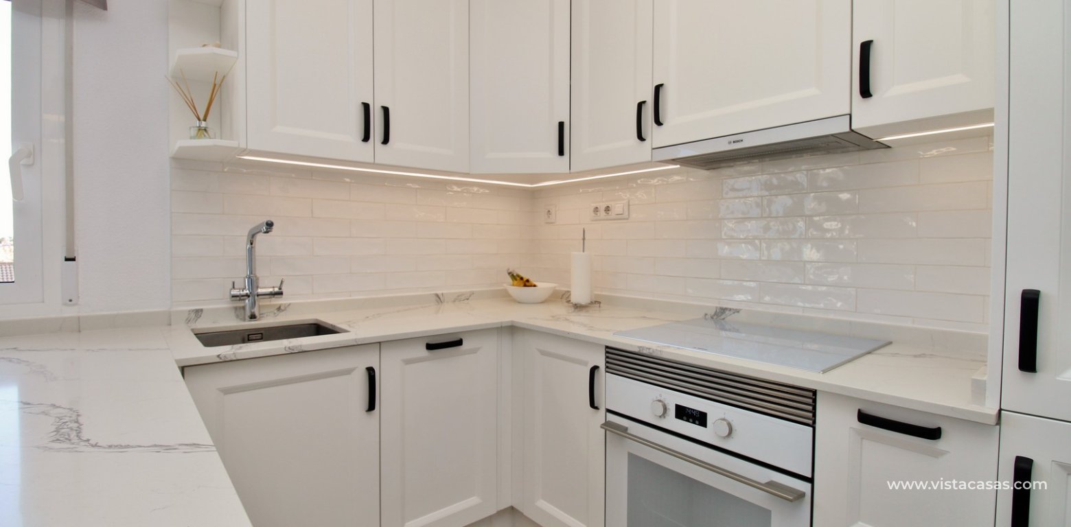 Sea View Villa with Heated Pool in Villamartin kitchen 3