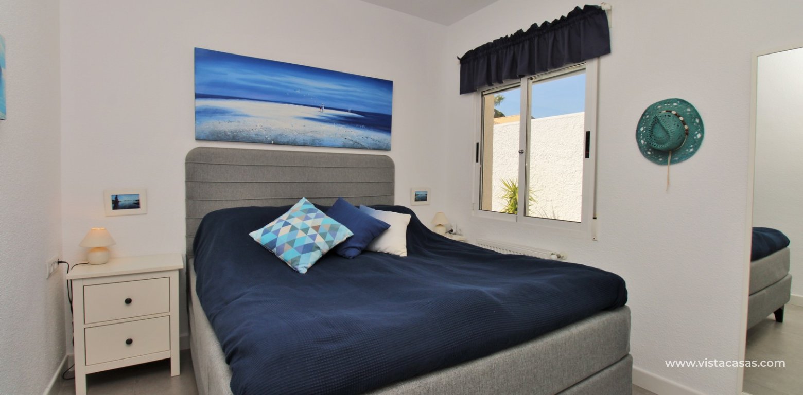 Sea View Villa with Heated Pool in Villamartin master bedroom