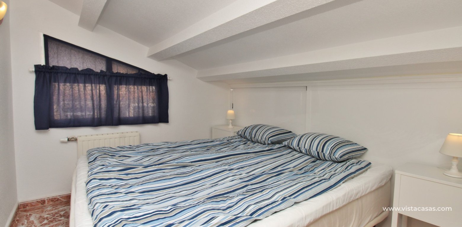 Sea View Villa with Heated Pool in Villamartin upstairs annex bedroom