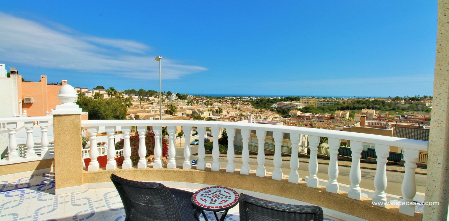 Sea View Villa with Heated Pool in Villamartin solarium