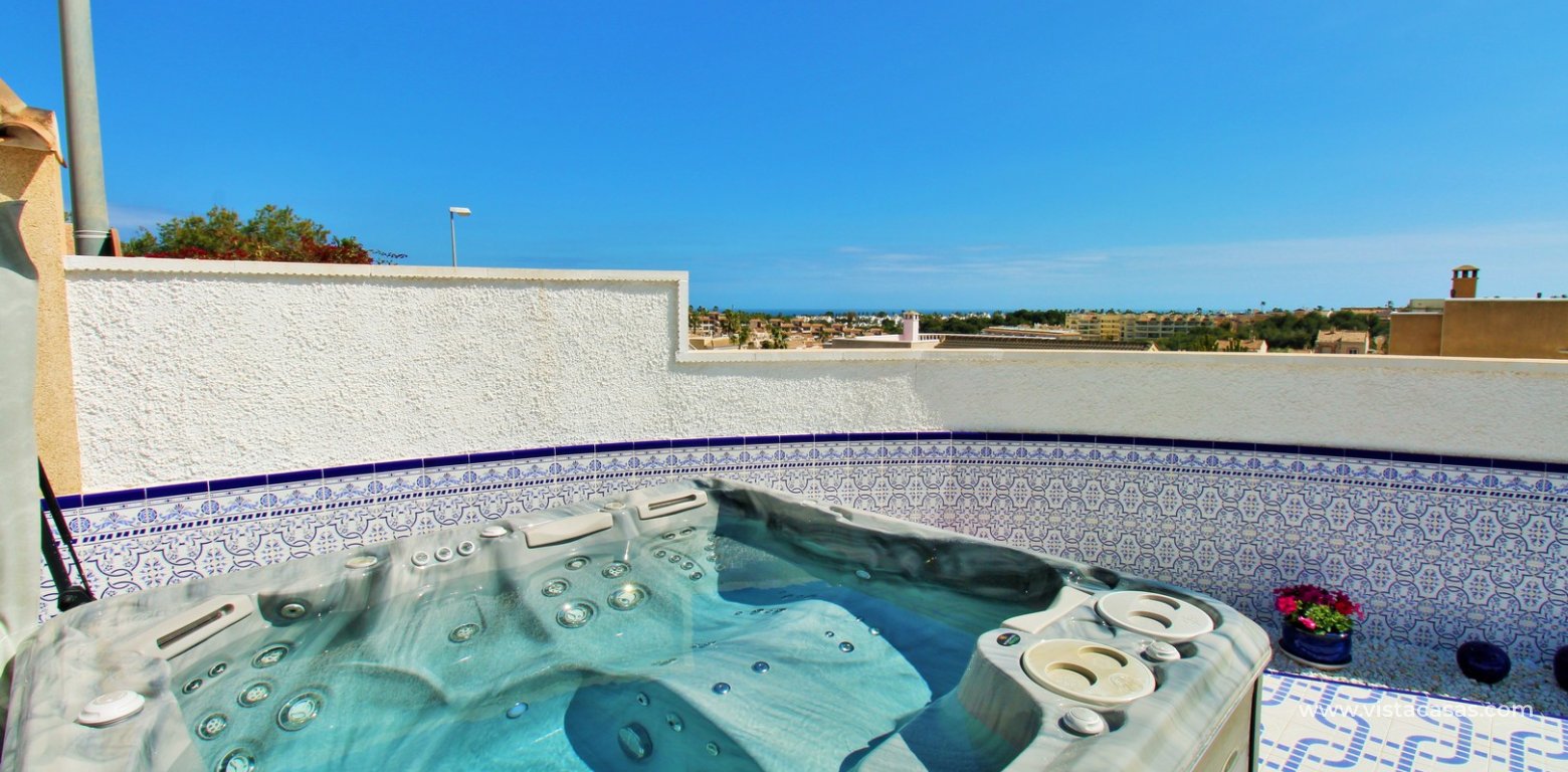 Sea View Villa with Heated Pool in Villamartin jacuzzi sea view
