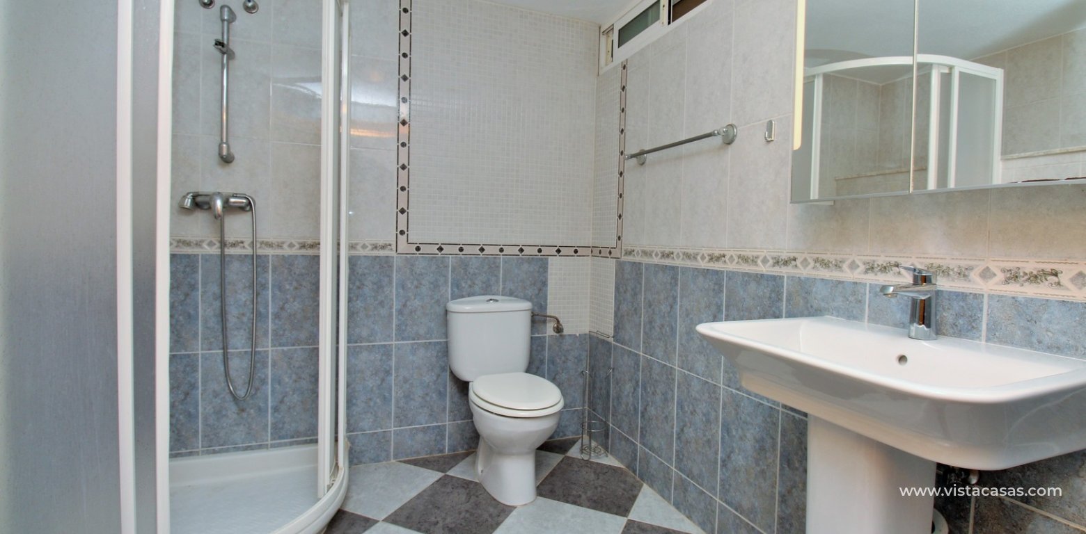 Sea View Villa with Heated Pool in Villamartin underbuild bathroom