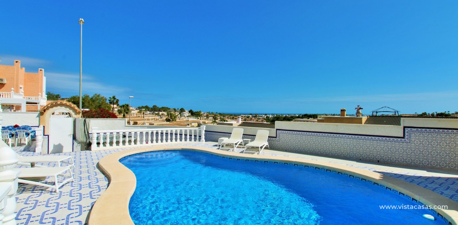 Sea View Villa with Heated Pool in Villamartin swimming pool 2