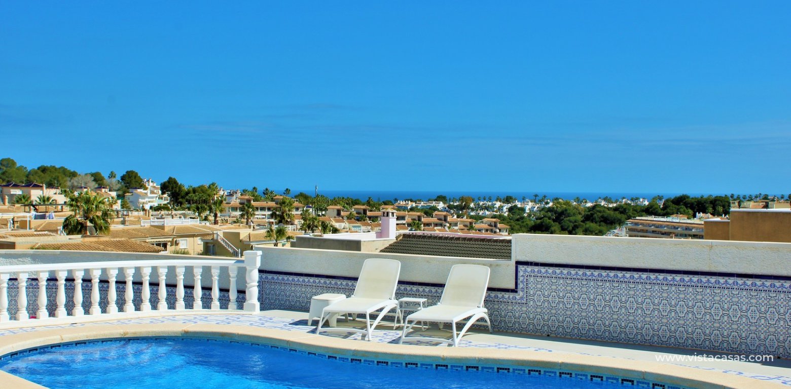 Sea View Villa with Heated Pool in Villamartin swimming pool sea views