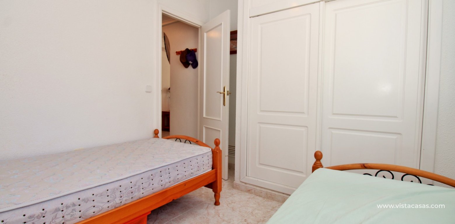 3 Bed Townhouse For Sale Playa Flamenca Near Beach & Zenia Blvd downstairs twin bedroom fitted wardrobes