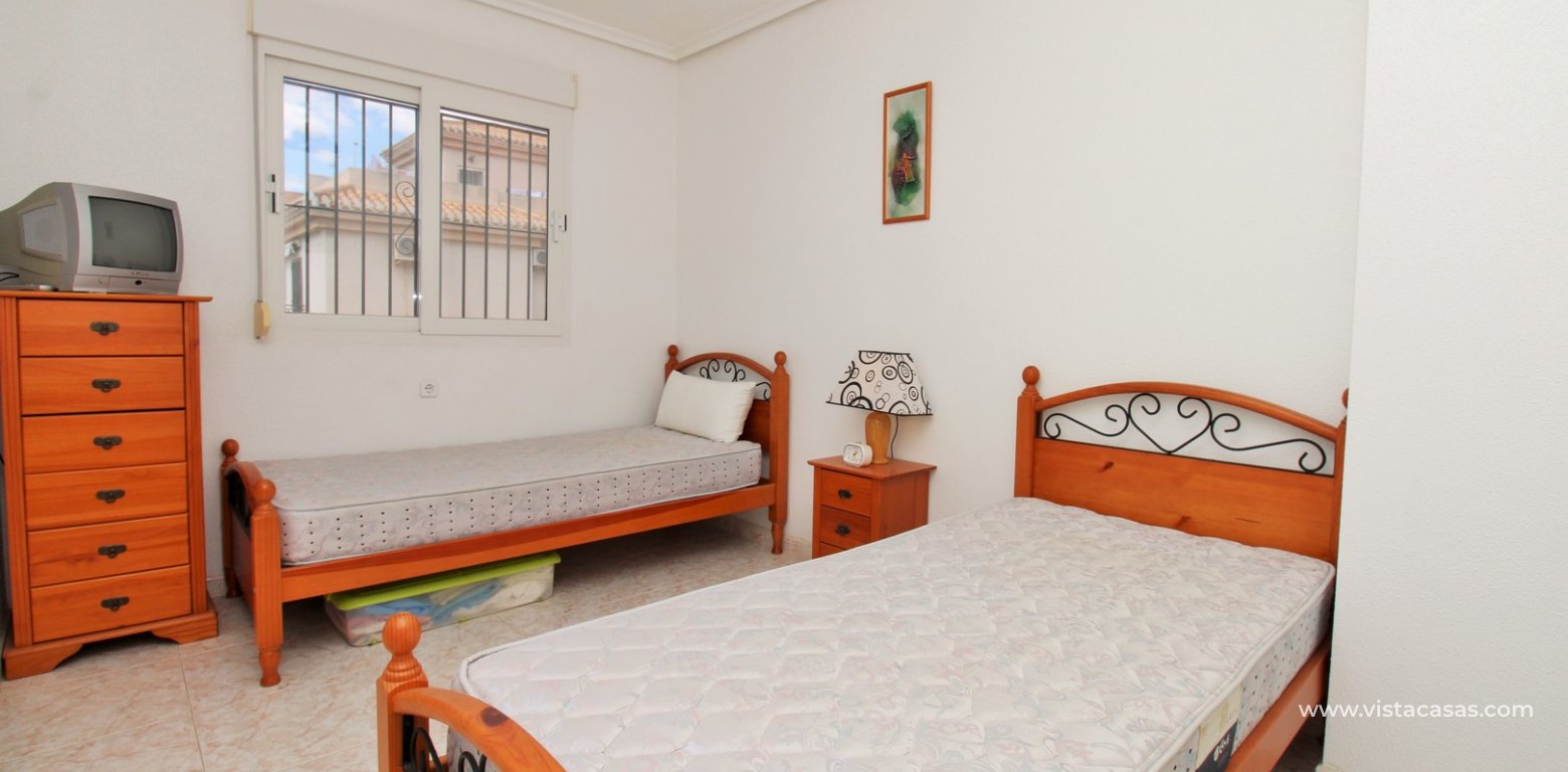 3 Bed Townhouse For Sale Playa Flamenca Near Beach & Zenia Blvd twin bedroom