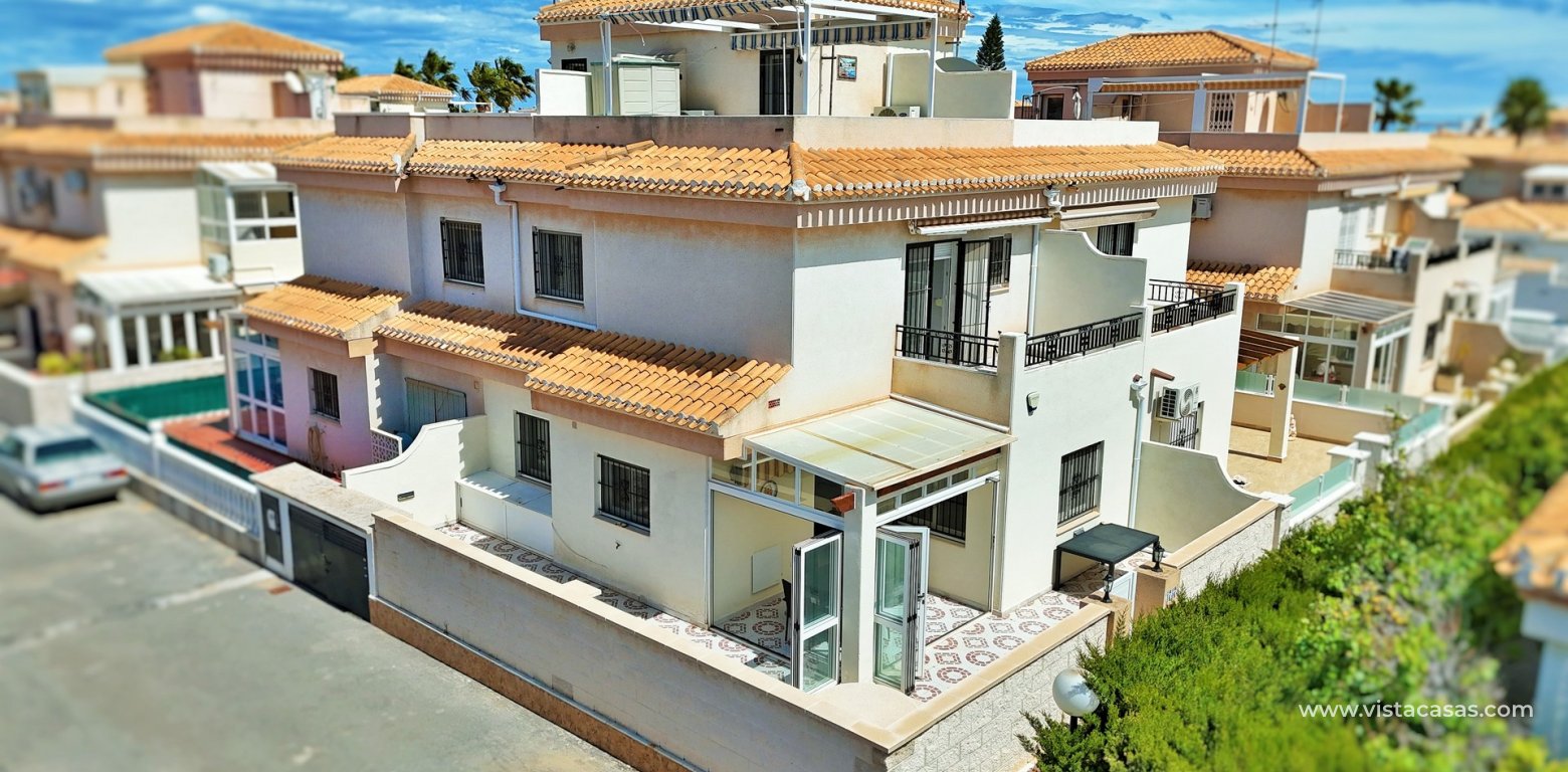3 Bed Townhouse For Sale Playa Flamenca Near Beach & Zenia Blvd front