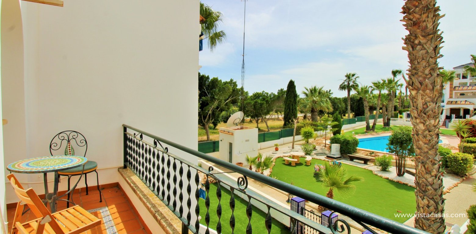 South-West Sofia Townhouse Villamartin Pool Views For Sale Pau 8 balcony pool view