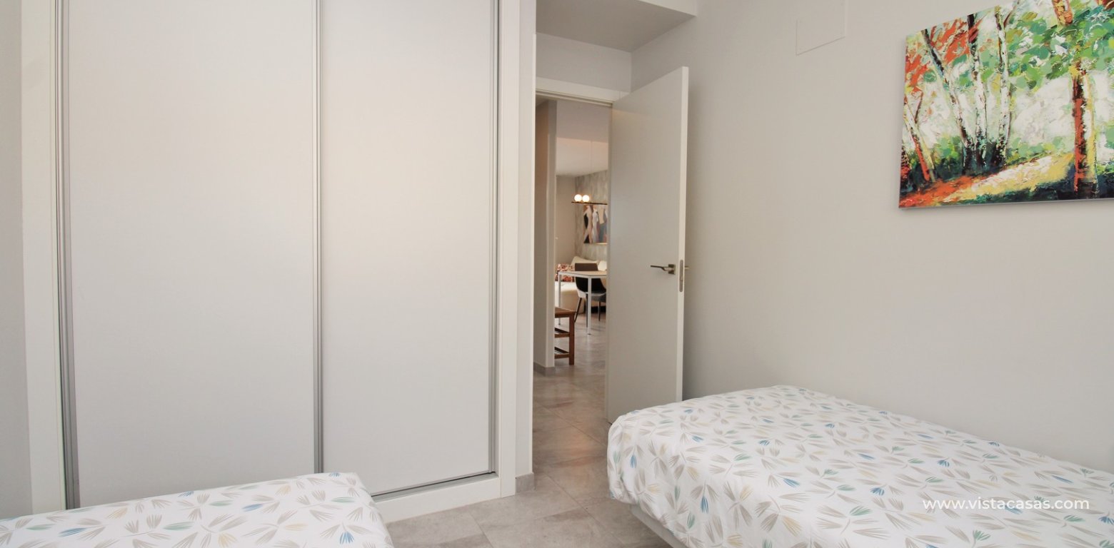 Modern 2 Bed Apartment Villamartin Res Aire TM For Sale twin bedroom fitted wardrobes