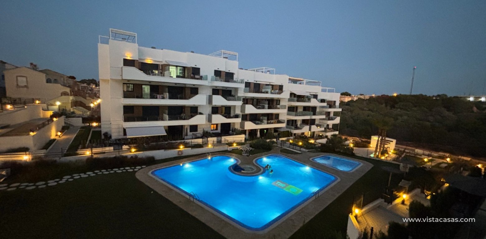 Modern 2 Bed Apartment Villamartin Res Aire TM For Sale pool night