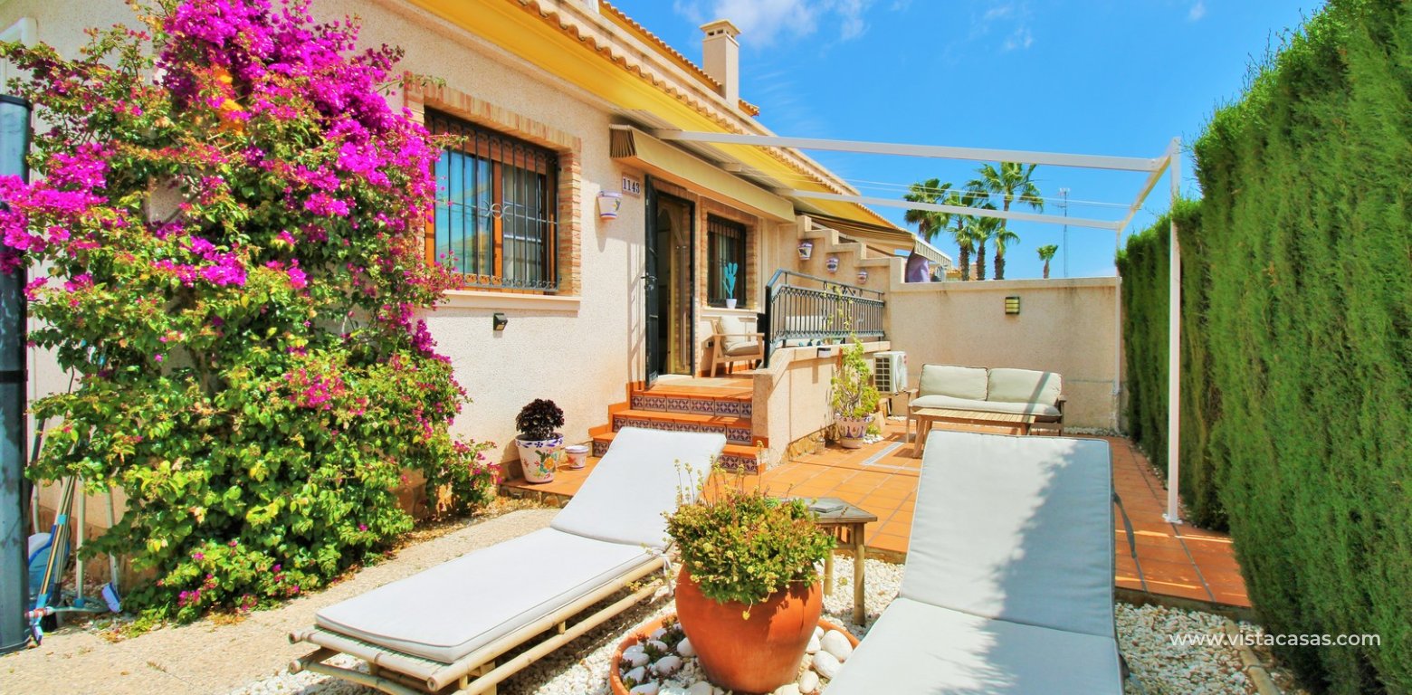 3 Bed South Facing Townhouse For Sale Oporto Golf Villamartin sunbathing area