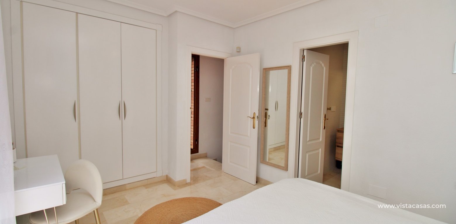 3 Bed South Facing Townhouse For Sale Oporto Golf Villamartin master bedroom fitted wardrobes