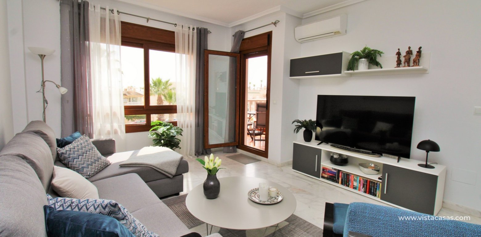 2 Bed Corner Apartment Las Violetas Pau 8 Villamartin lounge 4