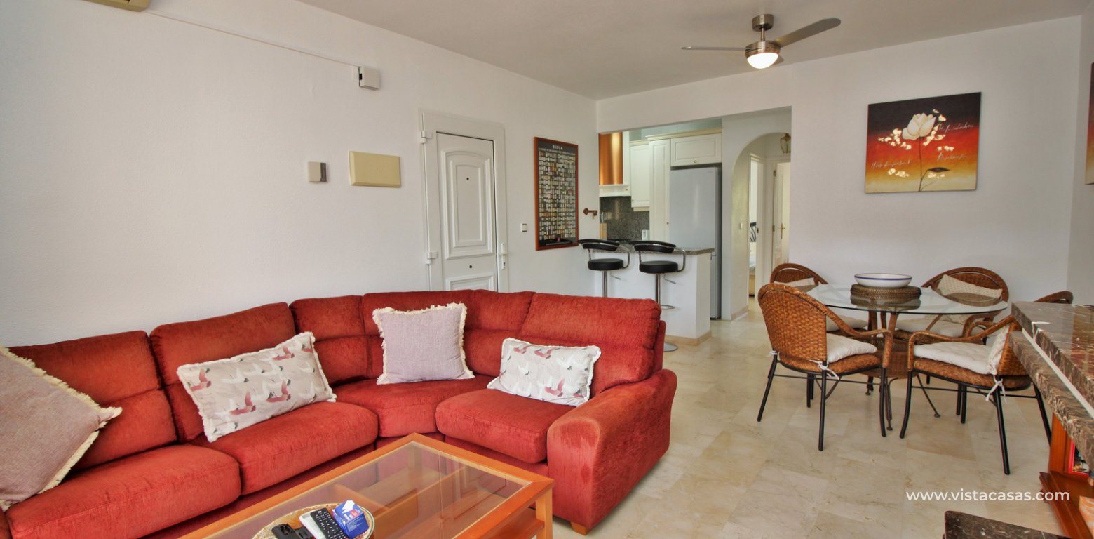 Top floor apartment for sale with garage in Las Ramblas golf Orihuela Costa lounge 2