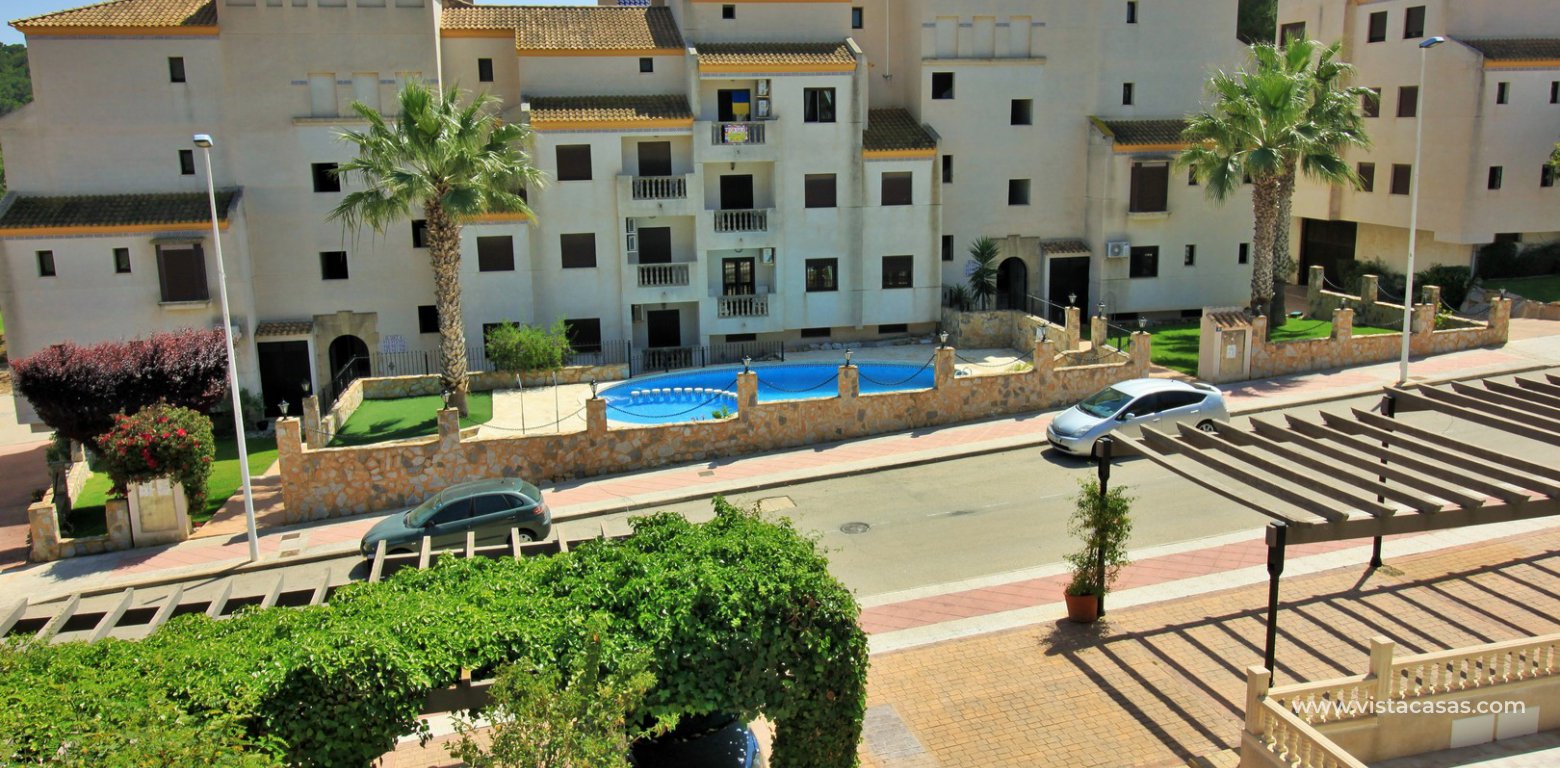 Top floor apartment for sale with garage in Las Ramblas golf Orihuela Costa views of pool