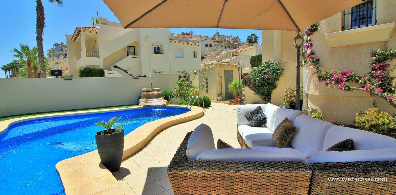 Detached villa for sale with private pool in Las Rambas golf heated pool