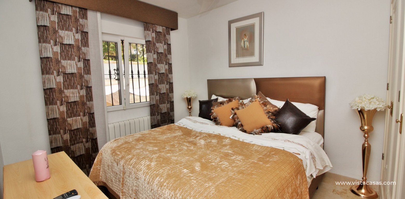 Detached villa for sale with private pool in Las Rambas golf downstairs double bedroom