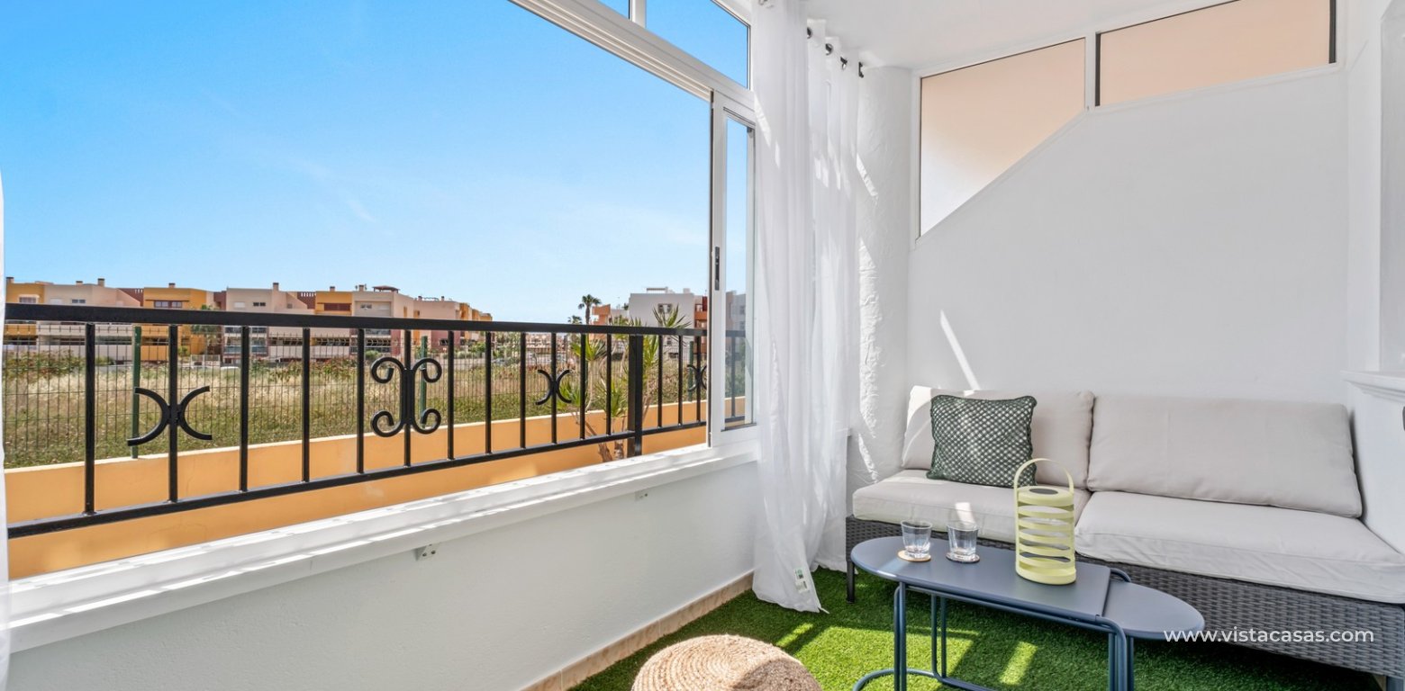 Renovated 2 Bedroom Apartment in Playa Flamenca La Mirada front terrace