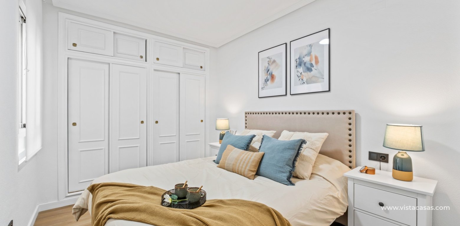 Renovated 2 Bedroom Apartment in Playa Flamenca La Mirada master bedroom