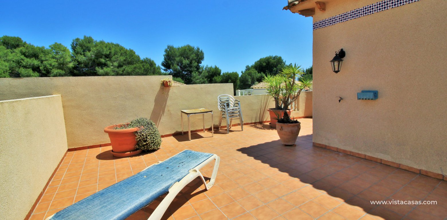 Detached villa for sale with private pool in Las Rambas golf roof solarium 2