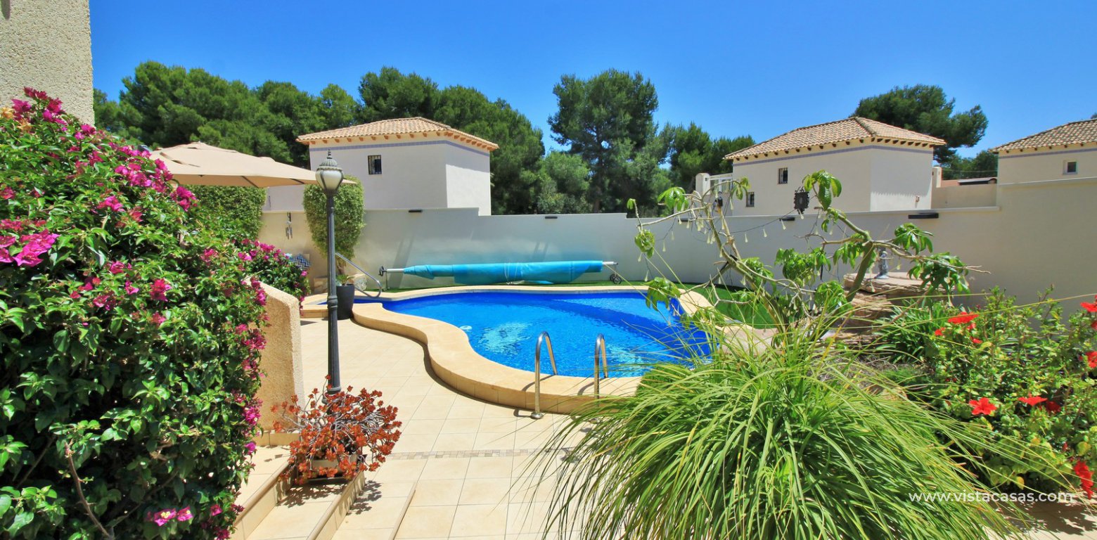 Detached villa for sale with private pool in Las Rambas golf private heated pool