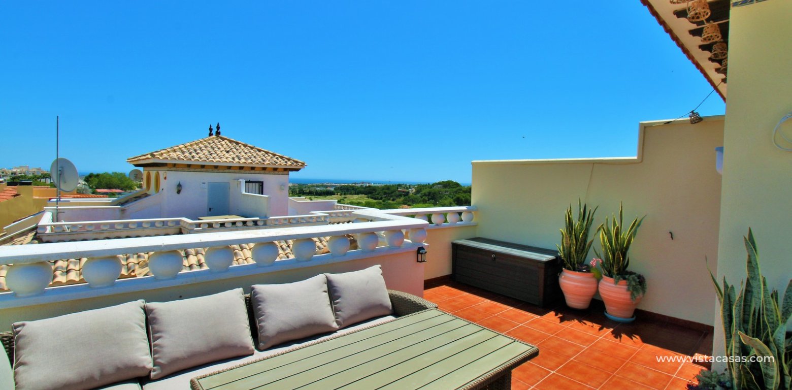 2 Bedroom Quad House For Sale in Lomas de Cabo Roig solarium