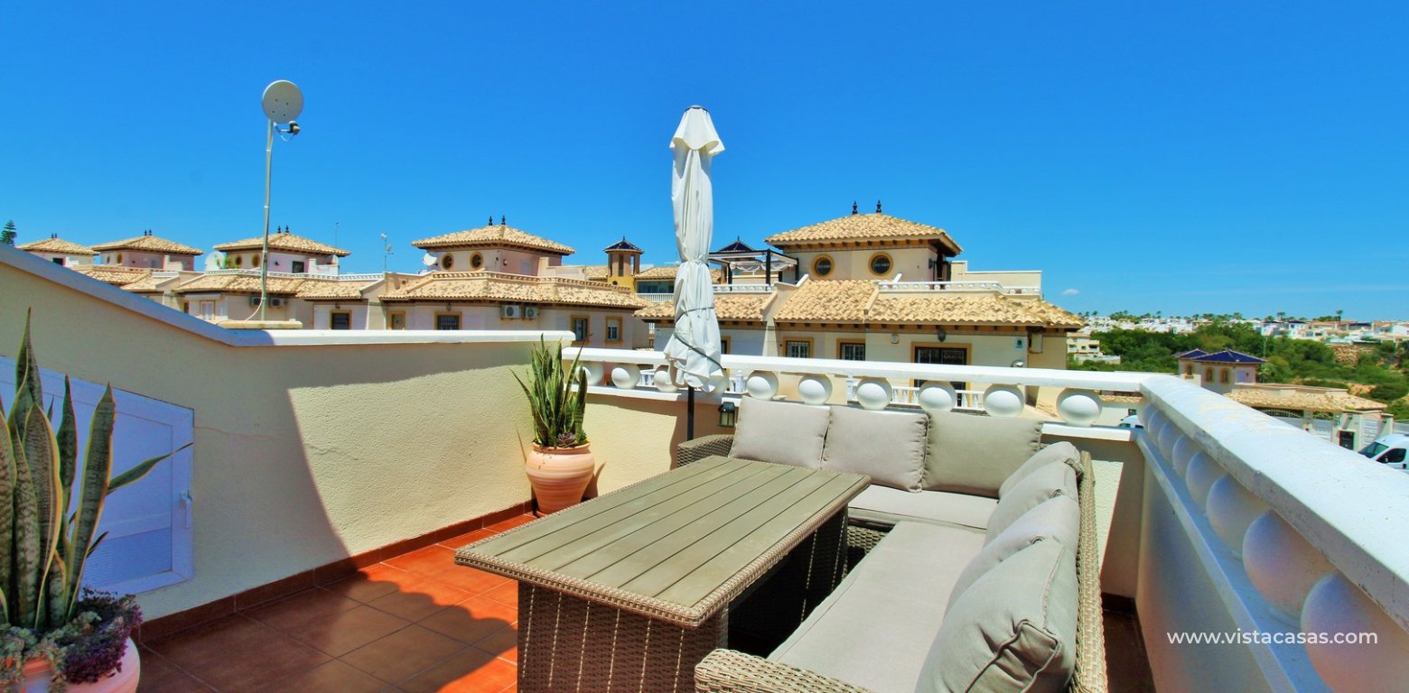 2 Bedroom Quad House For Sale in Lomas de Cabo Roig roof terrace