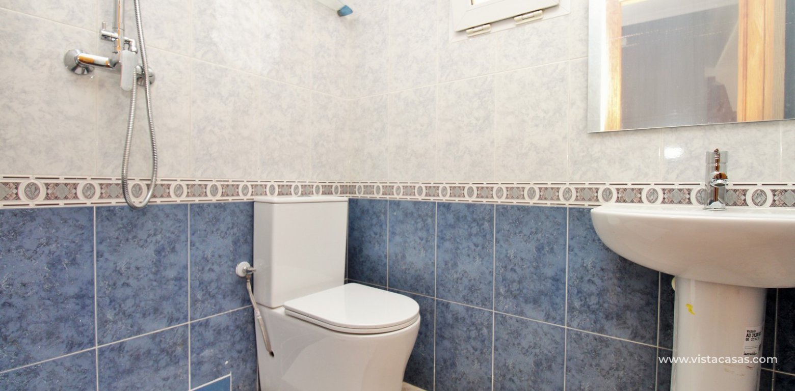 South-Facing 2 Bedroom Townhouse in Playa Flamenca Perla del Mar 2 downstairs bathroom