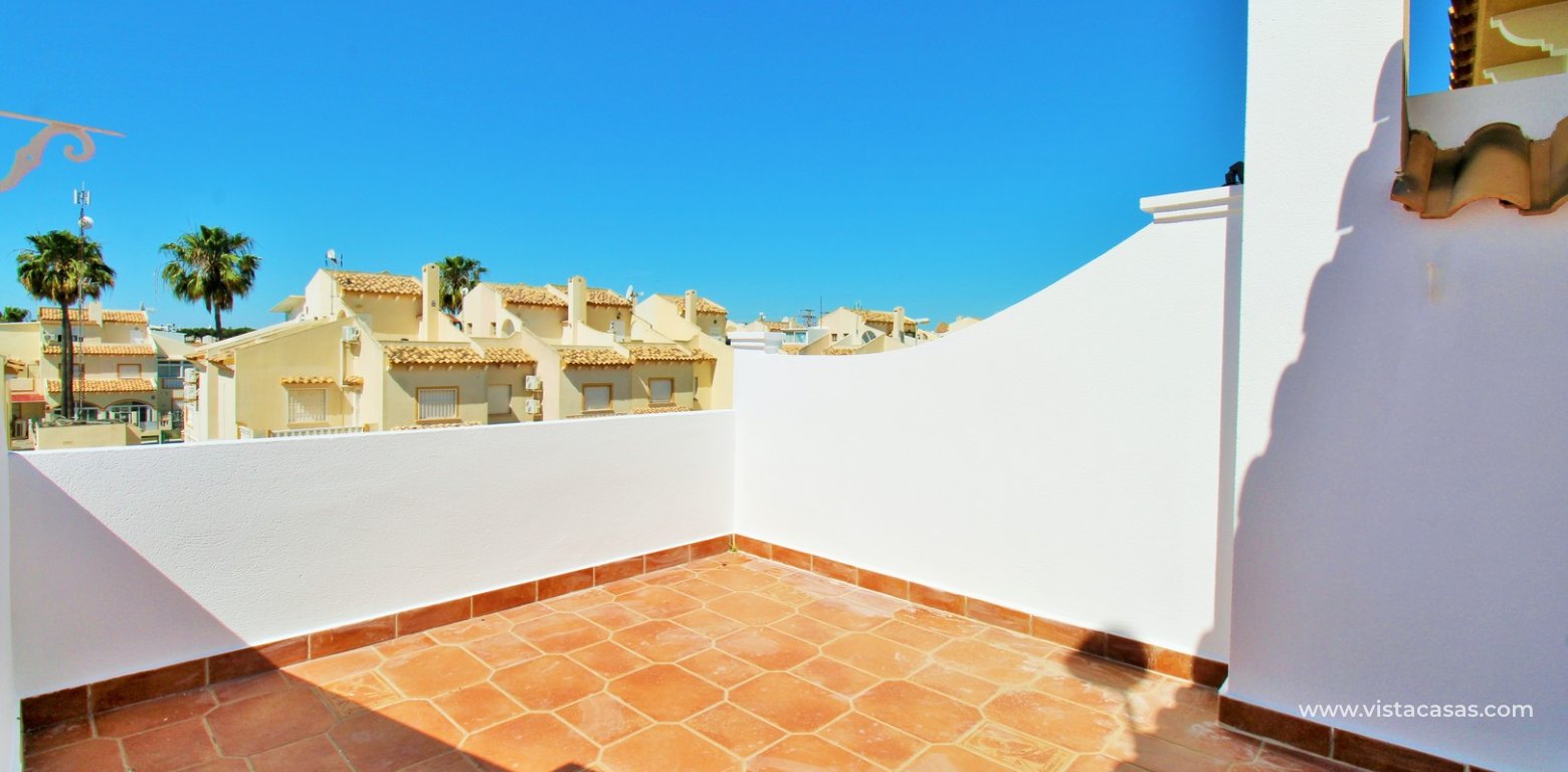 South-Facing 2 Bedroom Townhouse in Playa Flamenca Perla del Mar 2 solarium