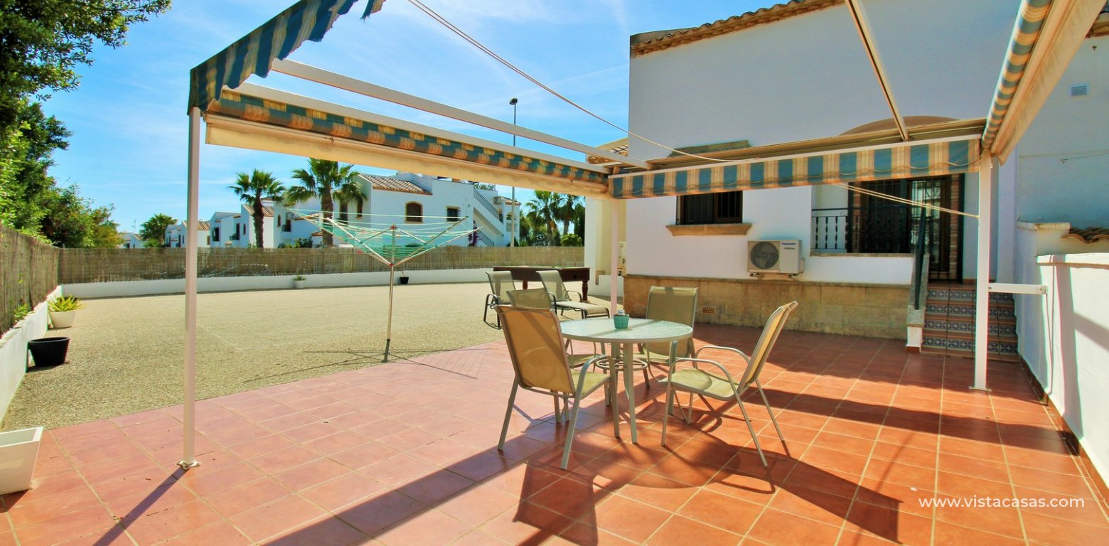 South-Facing 3 Bedroom Buhardilla Townhouse For Sale In R13 Pau 8 rear terrace