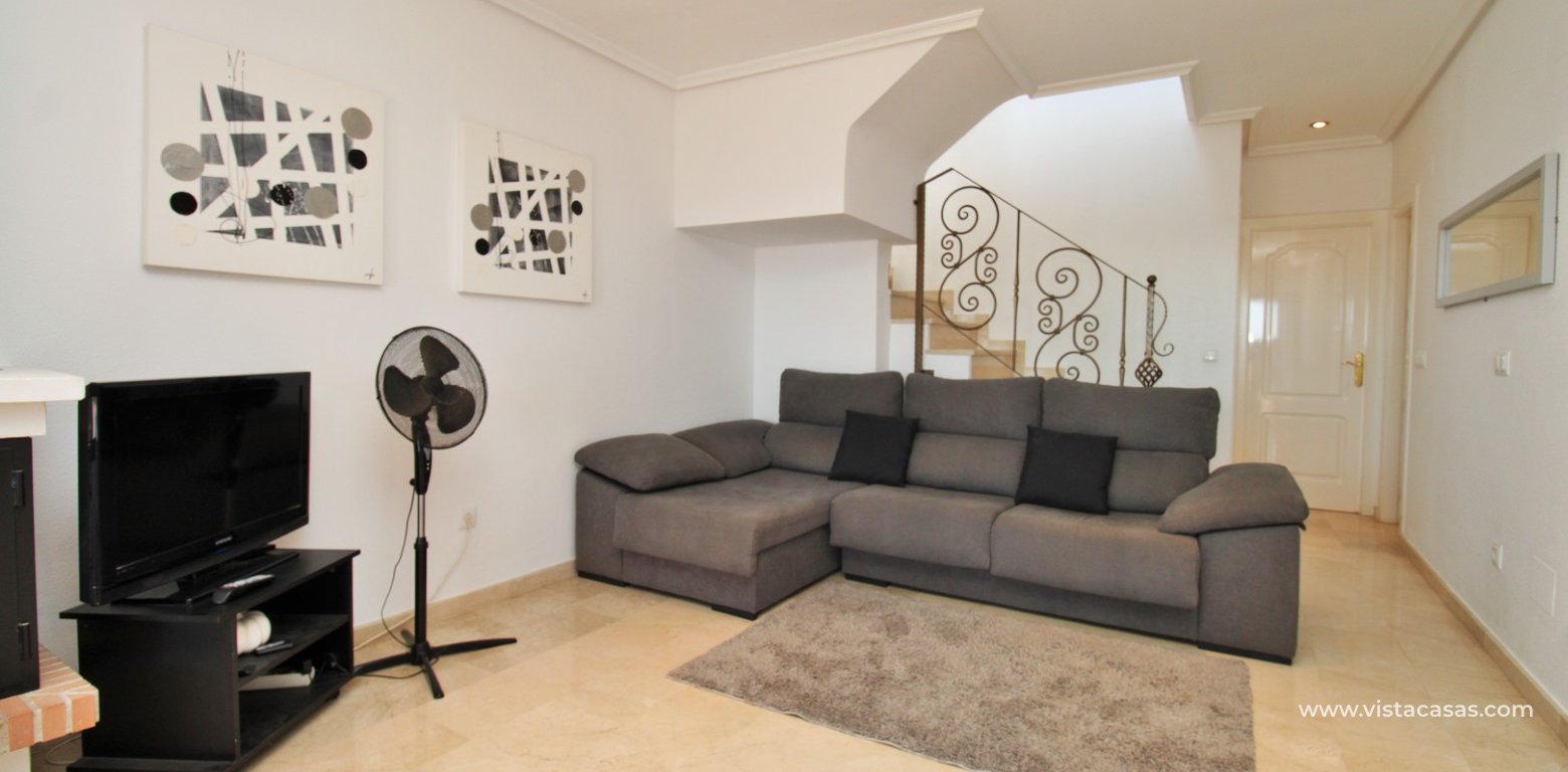 South-Facing 3 Bedroom Buhardilla Townhouse For Sale In R13 Pau 8 living area