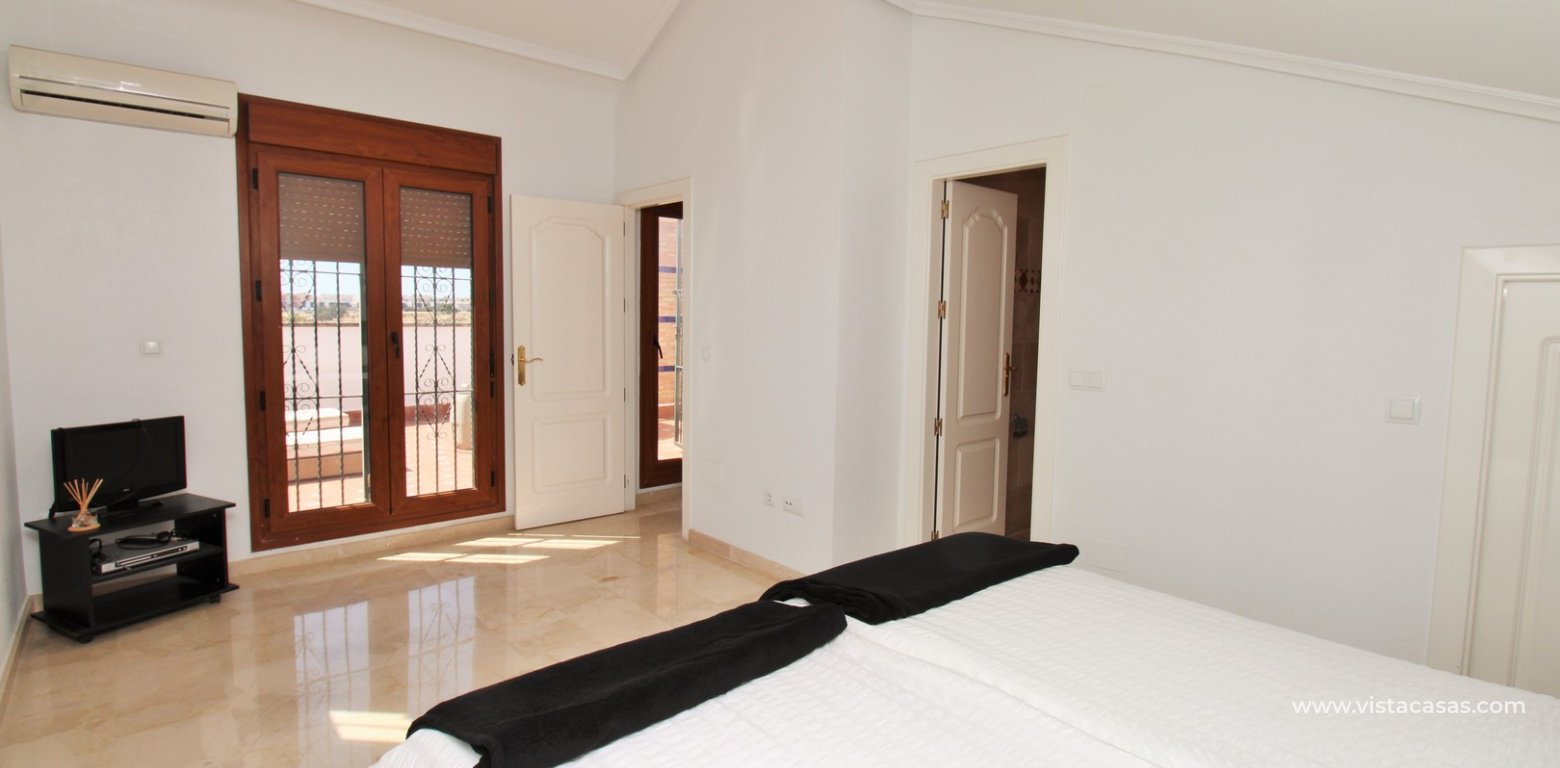 South-Facing 3 Bedroom Buhardilla Townhouse For Sale In R13 Pau 8 master bedroom fitted wardrobes