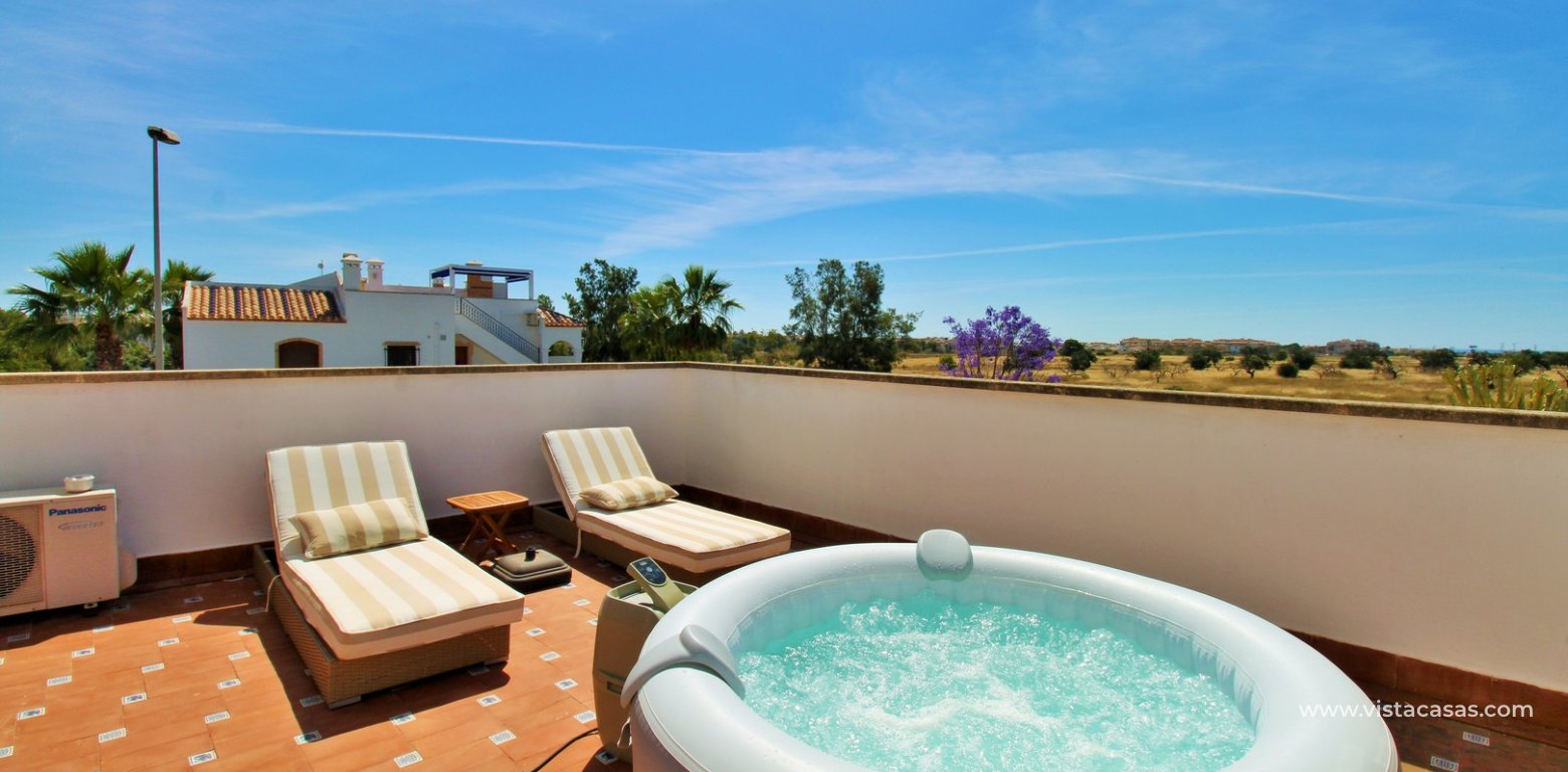 South-Facing 3 Bedroom Buhardilla Townhouse For Sale In R13 Pau 8 solarium