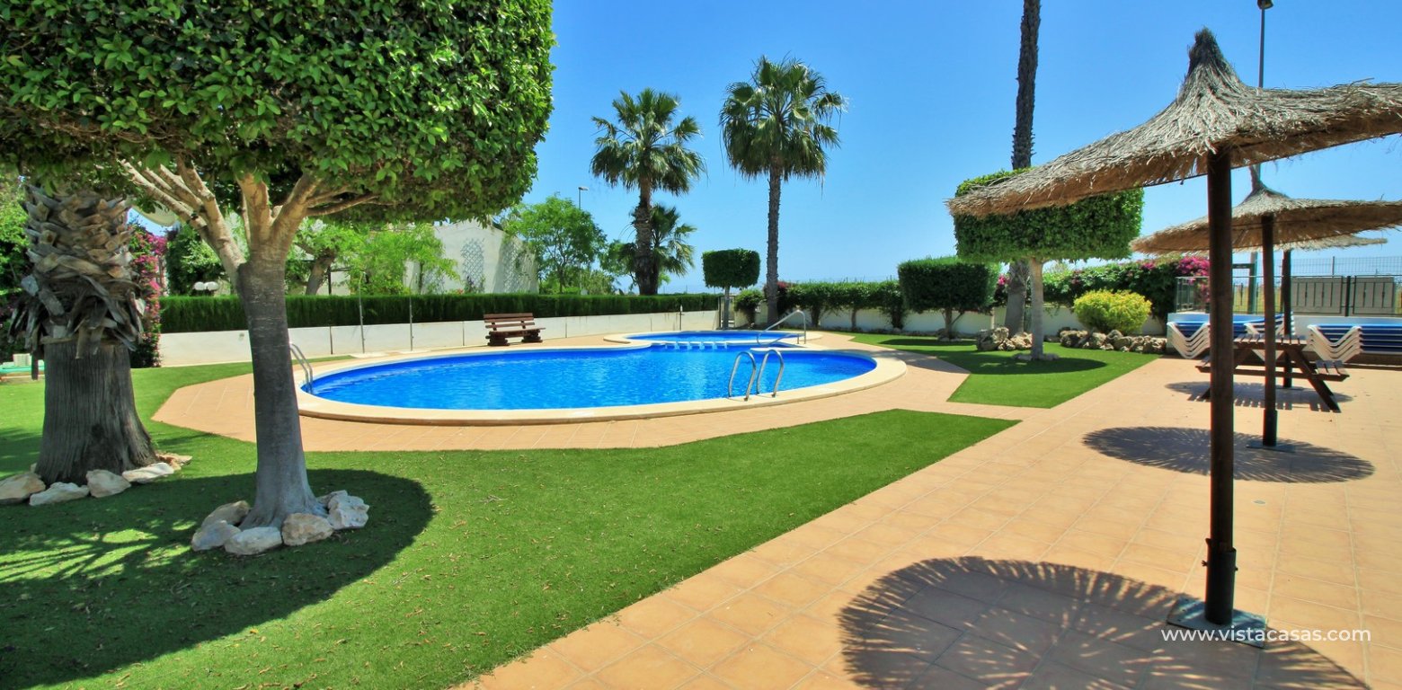 South-Facing 3 Bedroom Buhardilla Townhouse For Sale In R13 Pau 8 communal swimming pool