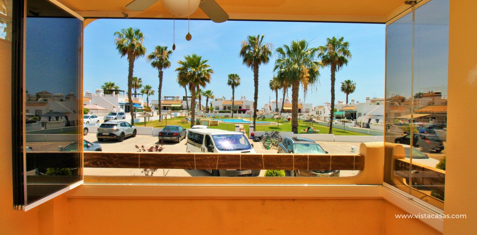 Ground Floor Apartment for Sale in Jumilla II Playa Flamenca balcony pool view